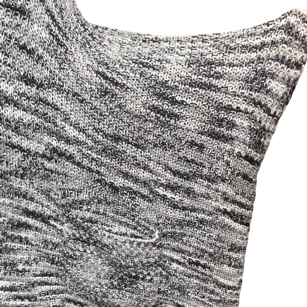 Lauren Michelle Soft Gray Sweater Wrap Poncho Shrug size Large - Picture 6 of 9